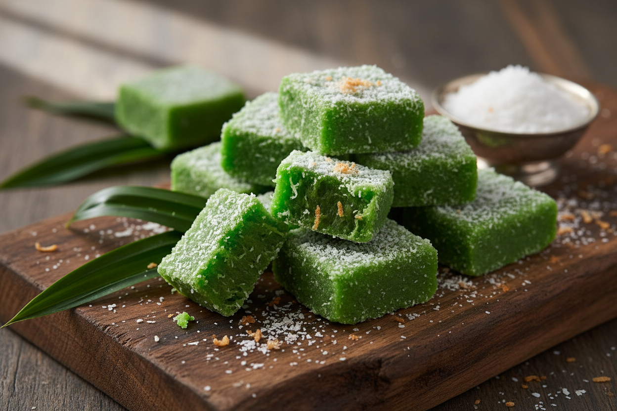 green coconut candy